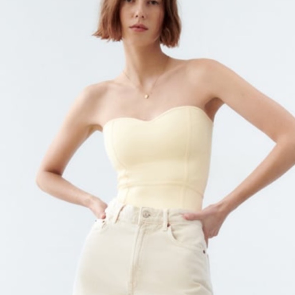 New ZARA knit corset